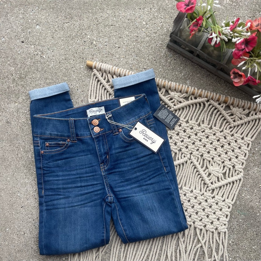 NWT Revery Kids Ankle Skinny Jeans Girls Size 10